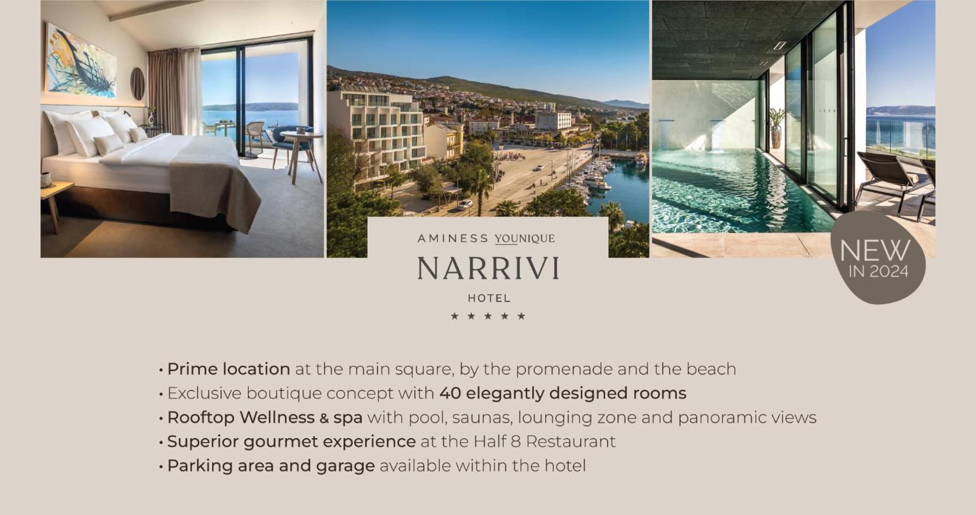 Aminess Younique Narrivi Hotel Crikvenica Exteriör bild
