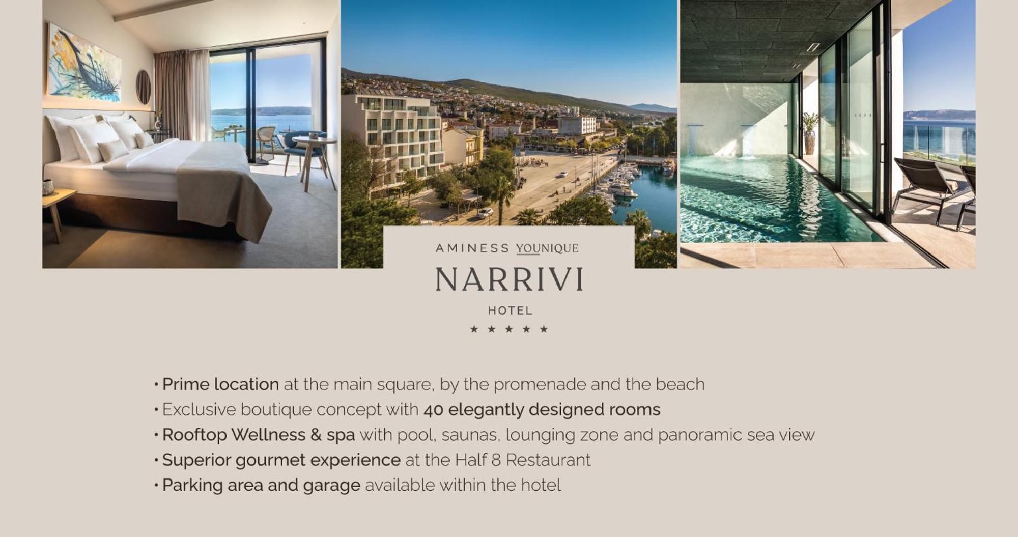 Aminess Younique Narrivi Hotel Crikvenica Exteriör bild